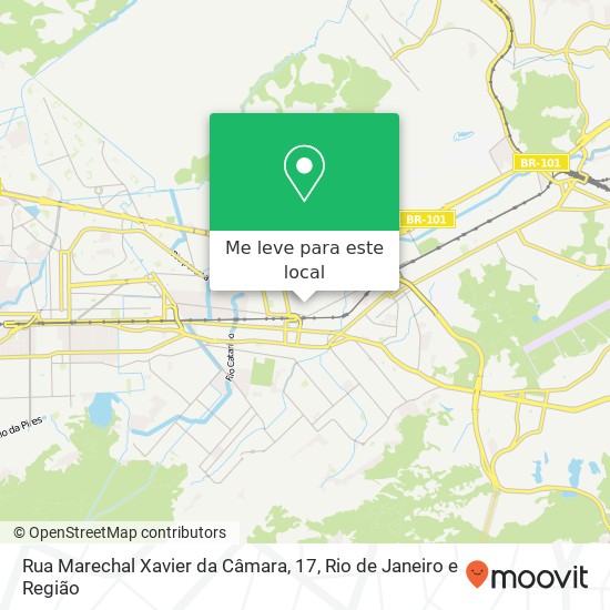 Rua Marechal Xavier da Câmara, 17 mapa