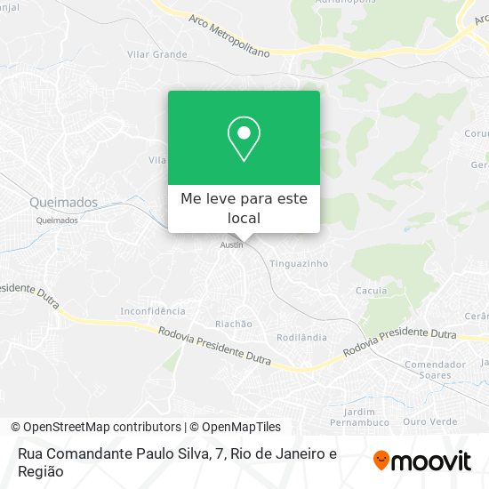 Rua Comandante Paulo Silva, 7 mapa