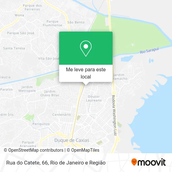Rua do Catete, 66 mapa