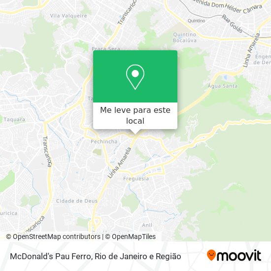 McDonald's Pau Ferro mapa