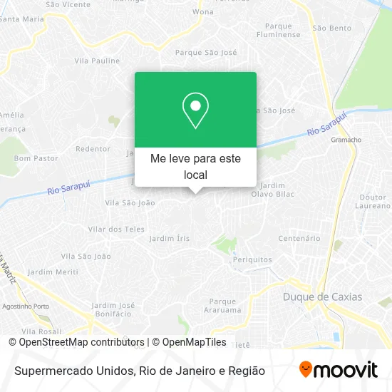 Supermercado Unidos mapa