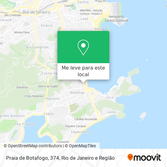 Praia de Botafogo, 374 mapa