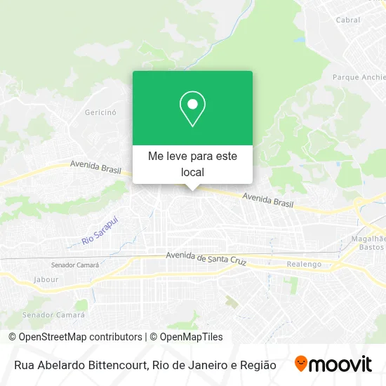 Rua Abelardo Bittencourt mapa