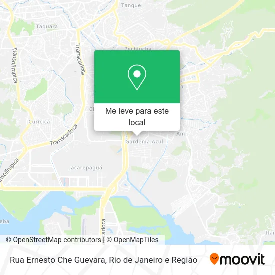 Rua Ernesto Che Guevara mapa