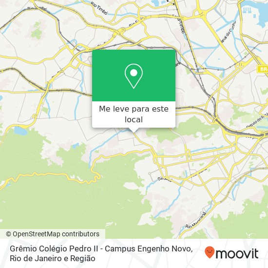 Grêmio Colégio Pedro II - Campus Engenho Novo mapa