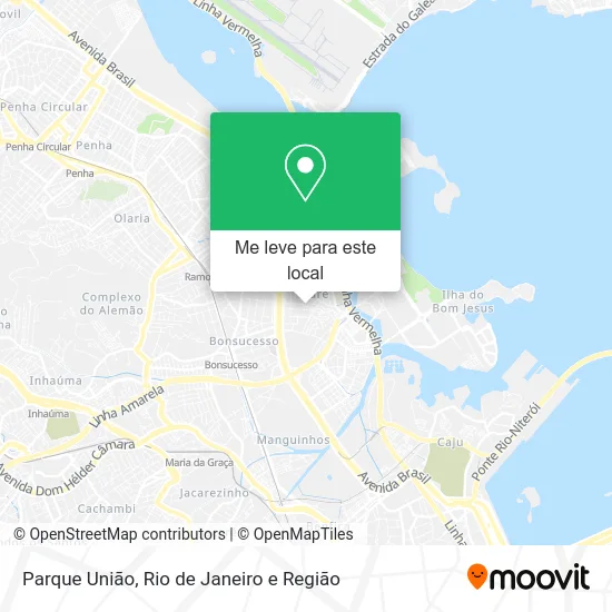 Parque União mapa