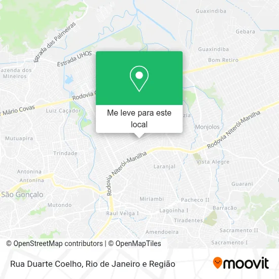 Rua Duarte Coelho mapa