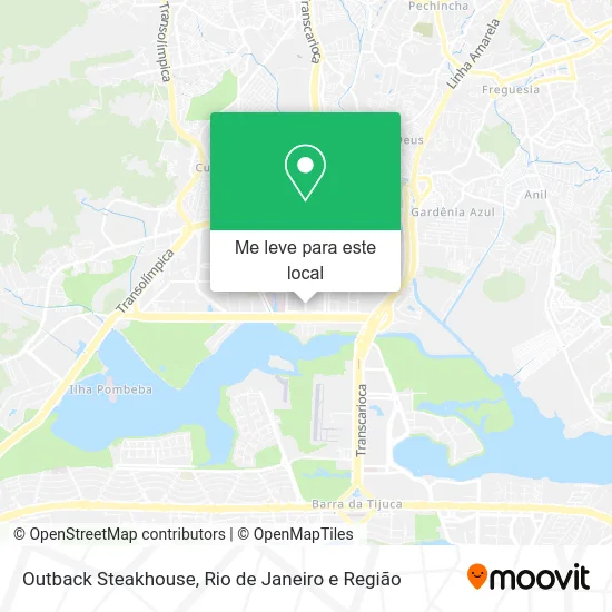 Outback Steakhouse mapa