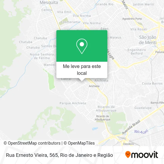 Rua Ernesto Vieira, 565 mapa