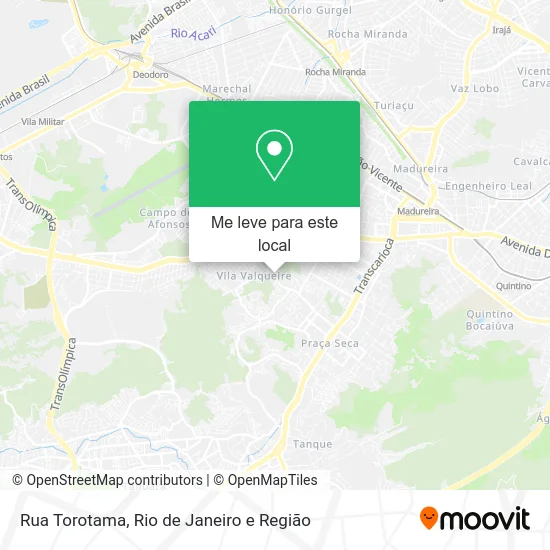 Rua Torotama mapa