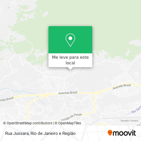 Rua Jussara mapa