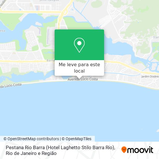 Pestana Rio Barra (Hotel Laghetto Stilo Barra Rio) mapa