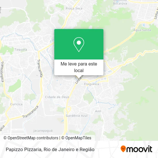 Papizzo Pizzaria mapa