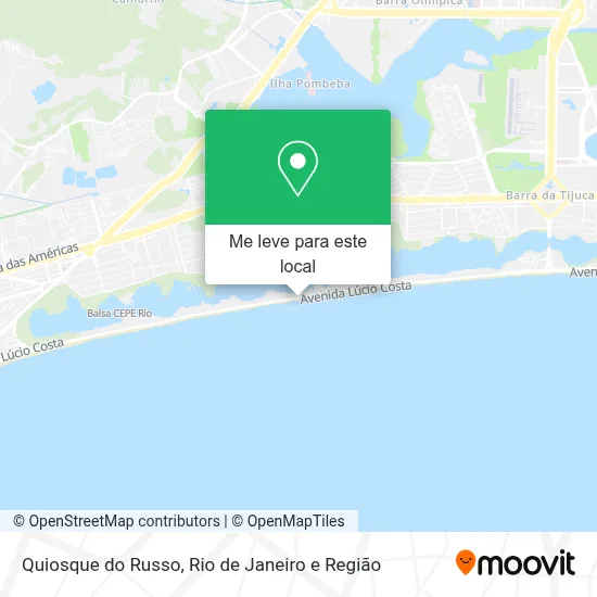 Quiosque do Russo mapa