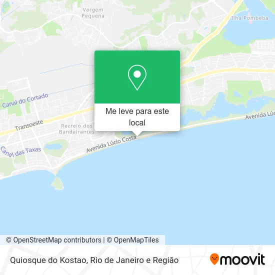 Quiosque do Kostao mapa