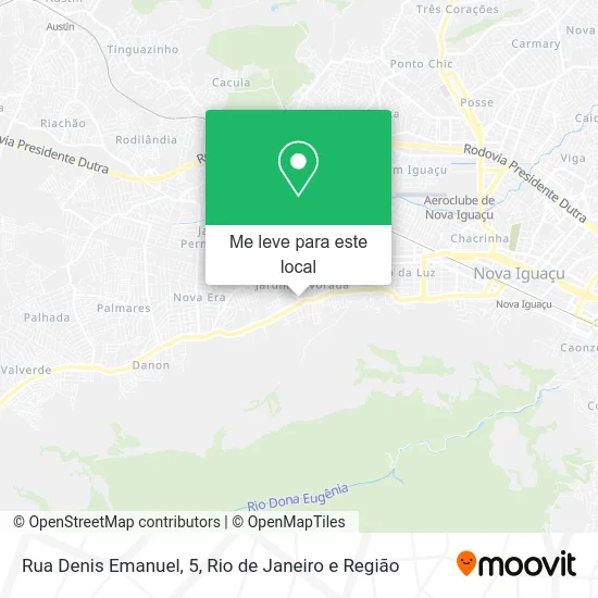Rua Denis Emanuel, 5 mapa