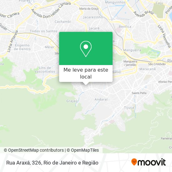 Rua Araxá, 326 mapa