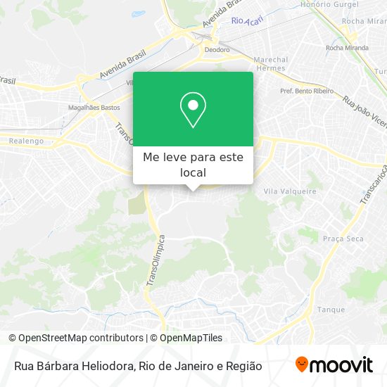 Rua Bárbara Heliodora mapa