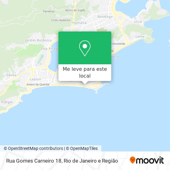 Rua Gomes Carneiro 18 mapa