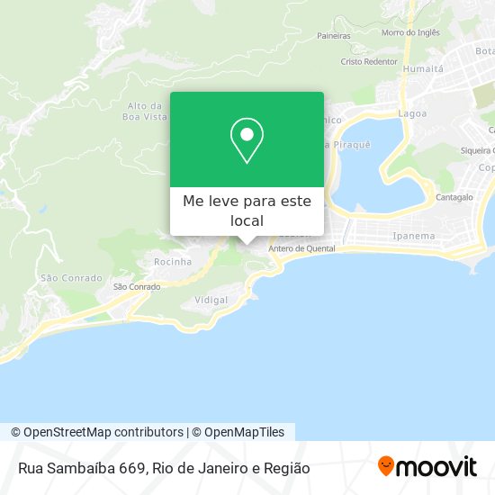 Rua Sambaíba 669 mapa