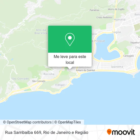 Rua Sambaíba 669 mapa