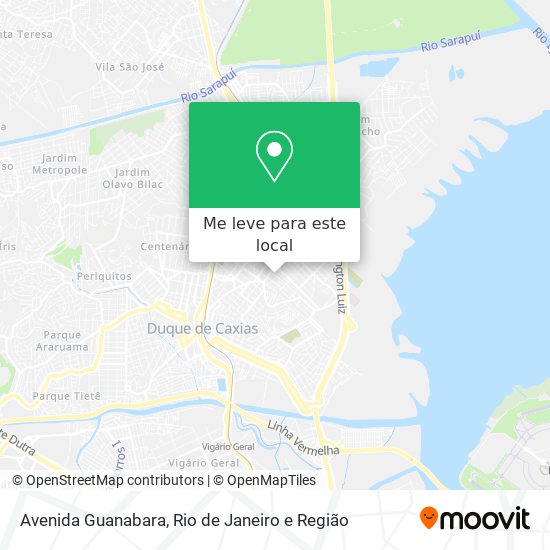 Avenida Guanabara mapa