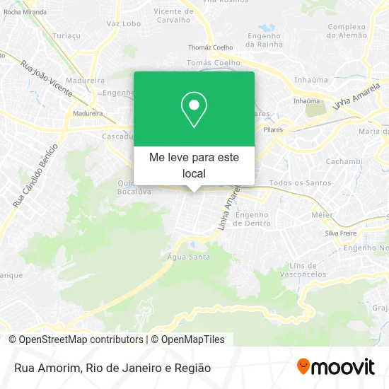Rua Amorim mapa