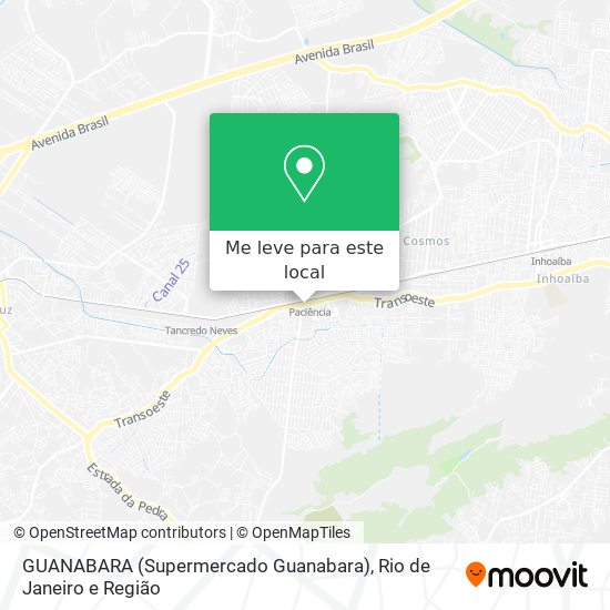 GUANABARA (Supermercado Guanabara) mapa