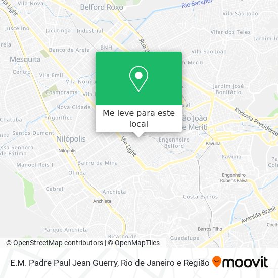 E.M. Padre Paul Jean Guerry mapa