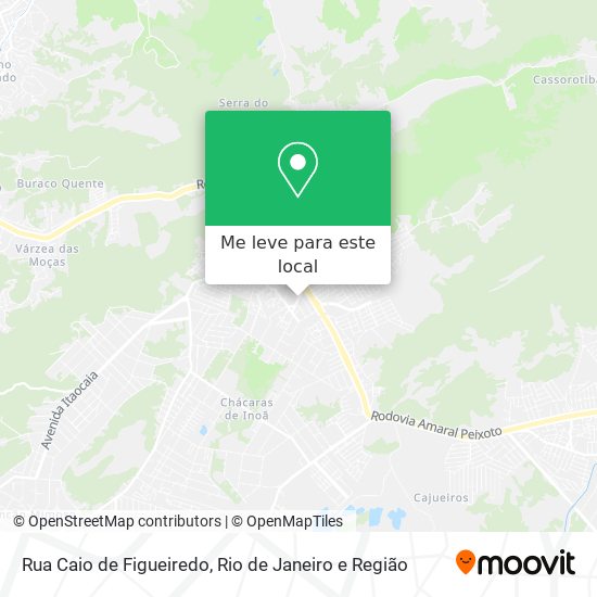 Rua Caio de Figueiredo mapa