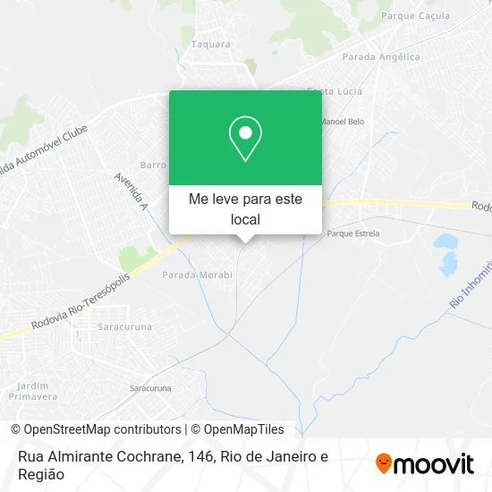 Rua Almirante Cochrane, 146 mapa