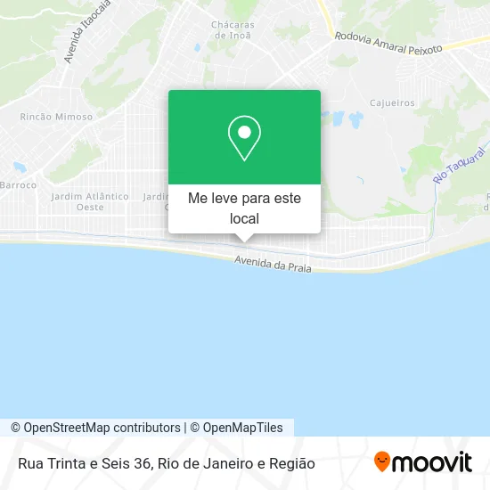 Rua Trinta e Seis 36 mapa