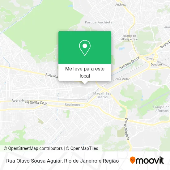 Rua Olavo Sousa Aguiar mapa