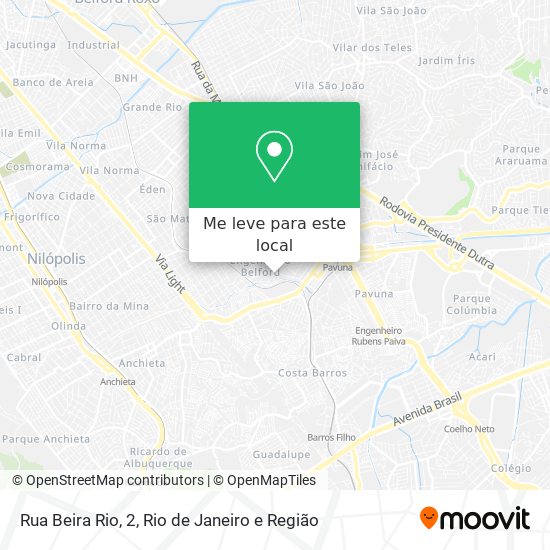Rua Beira Rio, 2 mapa