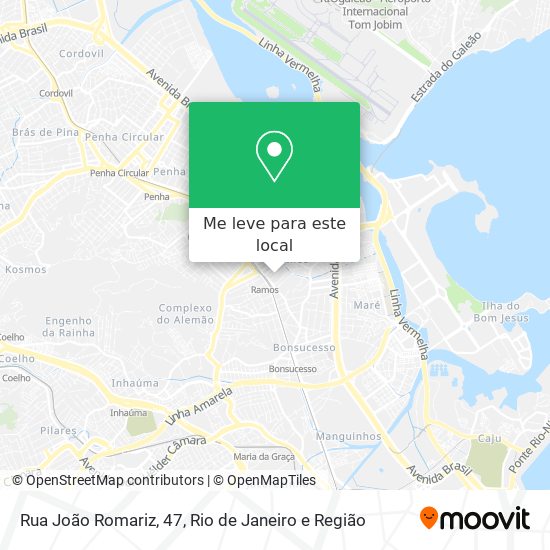 Rua João Romariz, 47 mapa
