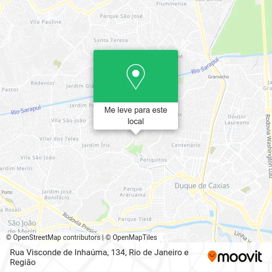 Rua Visconde de Inhaúma, 134 mapa