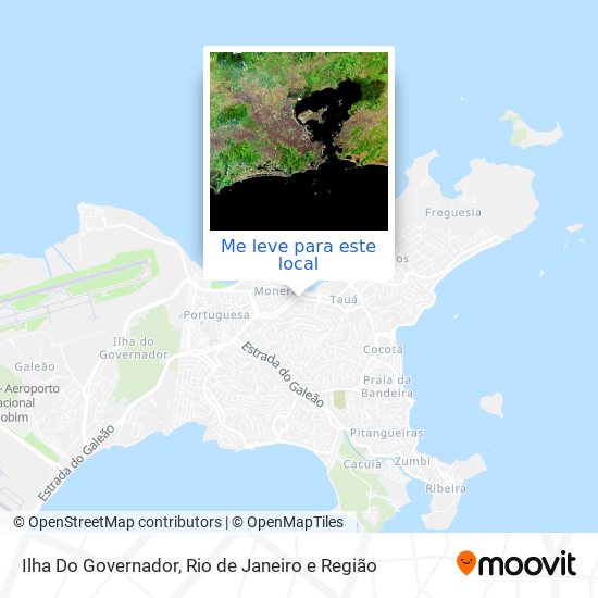 Ilha Do Governador mapa