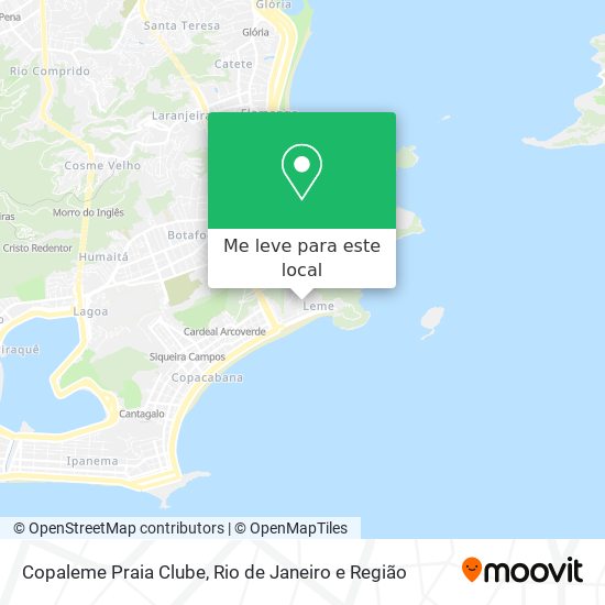 Copaleme Praia Clube mapa