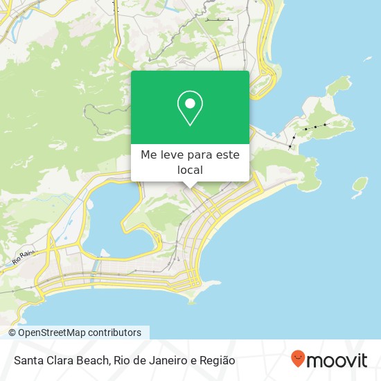 Santa Clara Beach mapa