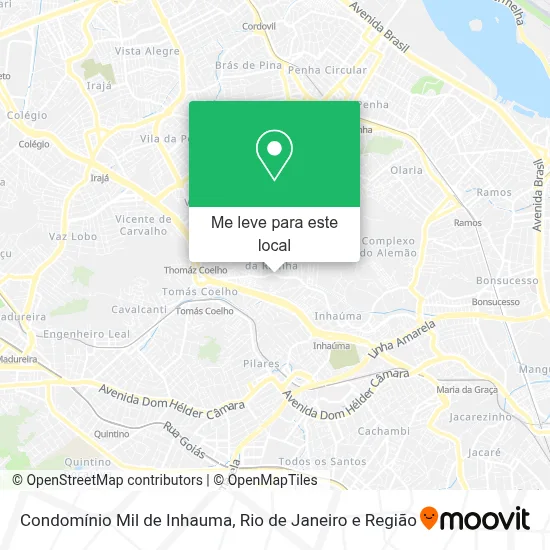 Condomínio Mil de Inhauma mapa