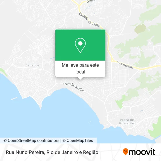 Rua Nuno Pereira mapa