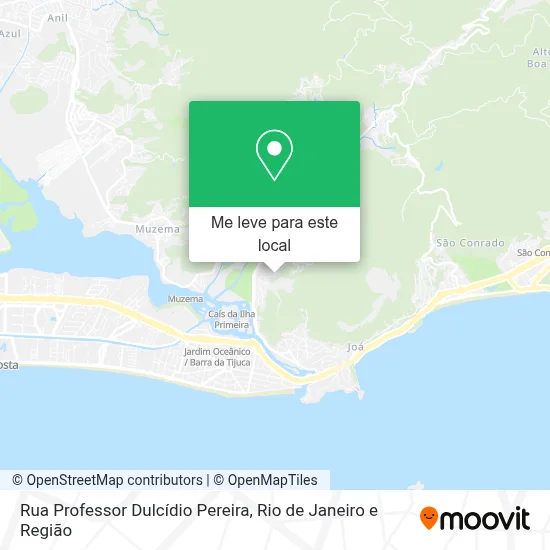 Rua Professor Dulcídio Pereira mapa