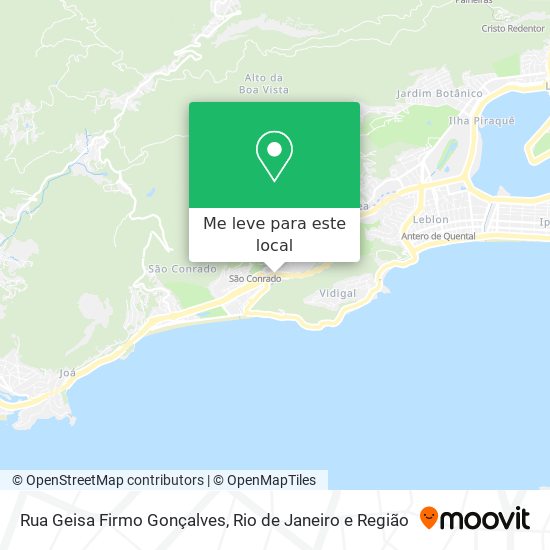 Rua Geisa Firmo Gonçalves mapa