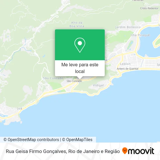 Rua Geisa Firmo Gonçalves mapa