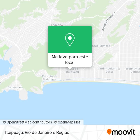 Itaipuaçu mapa