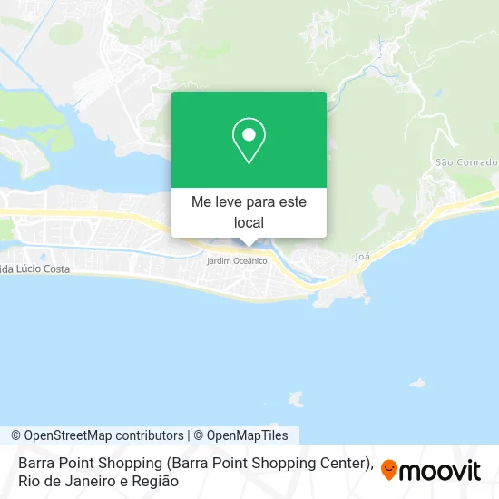 Barra Point Shopping mapa