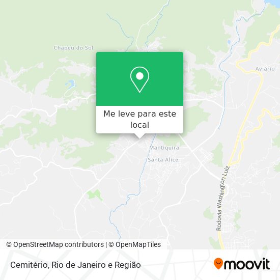 Cemitério mapa