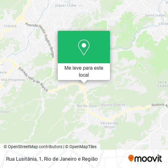 Rua Lusitânia, 1 mapa