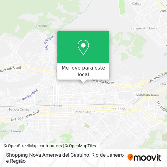Shopping Nova Ameriva del Castilho mapa