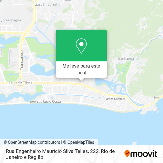 Rua Engenheiro Maurício Silva Telles, 222 mapa